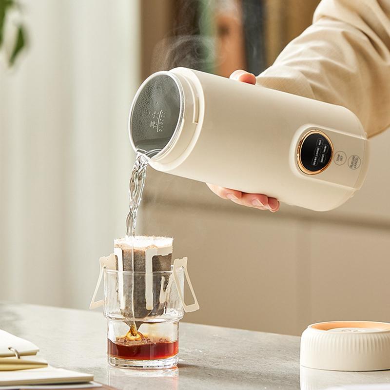 550ml Electric Kettle Portable Heating Cup Multifunctional Boiled Water Pot Smart Teapot Adjustable Temperature Kettles EU Plug
