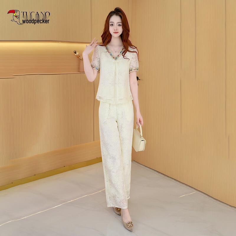 

Дятел Китайский Стиль Летний Комплект из Двух Предметов L