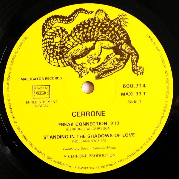 

12inch Record CERRONE Freak Connection 600714 Malligator 1983 France SoulFunk Used