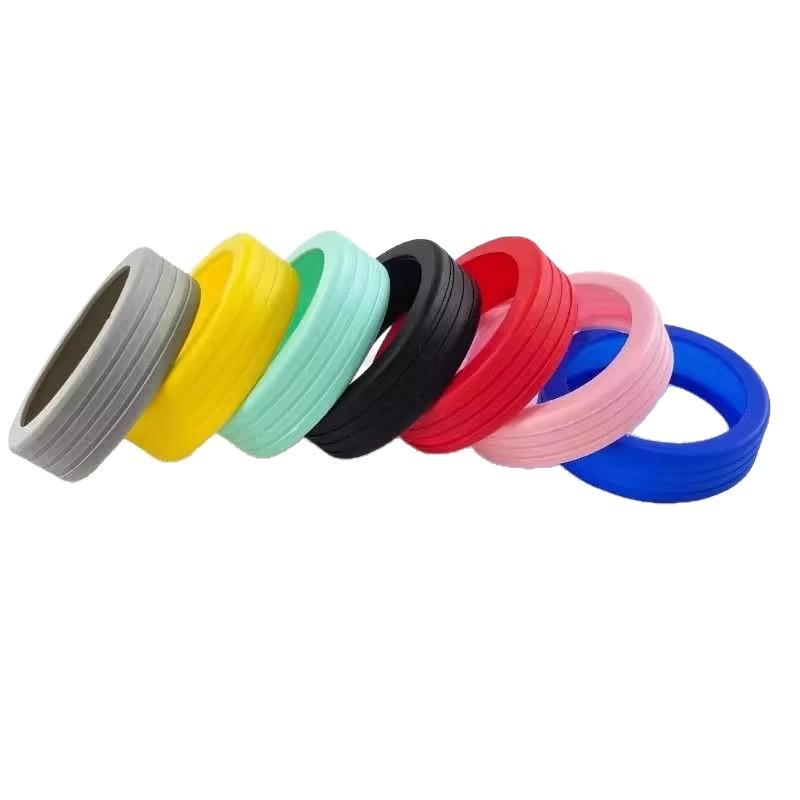 Neukundenrabatt: Geräuschlose Gummi-Gepäckradabdeckung für Kofferersatz