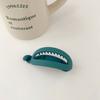 Ponytail Holder Hollow Women Resin Frosted Banana Clip Simple Hair Claw Hair Accessories