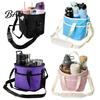 Collapsible Cup Carrier for Parties Beverage Drink Pouch with Adjustable Strap, Reusable Waterproof 4 Car Holder, Foldable Portable Caddy Delivery And