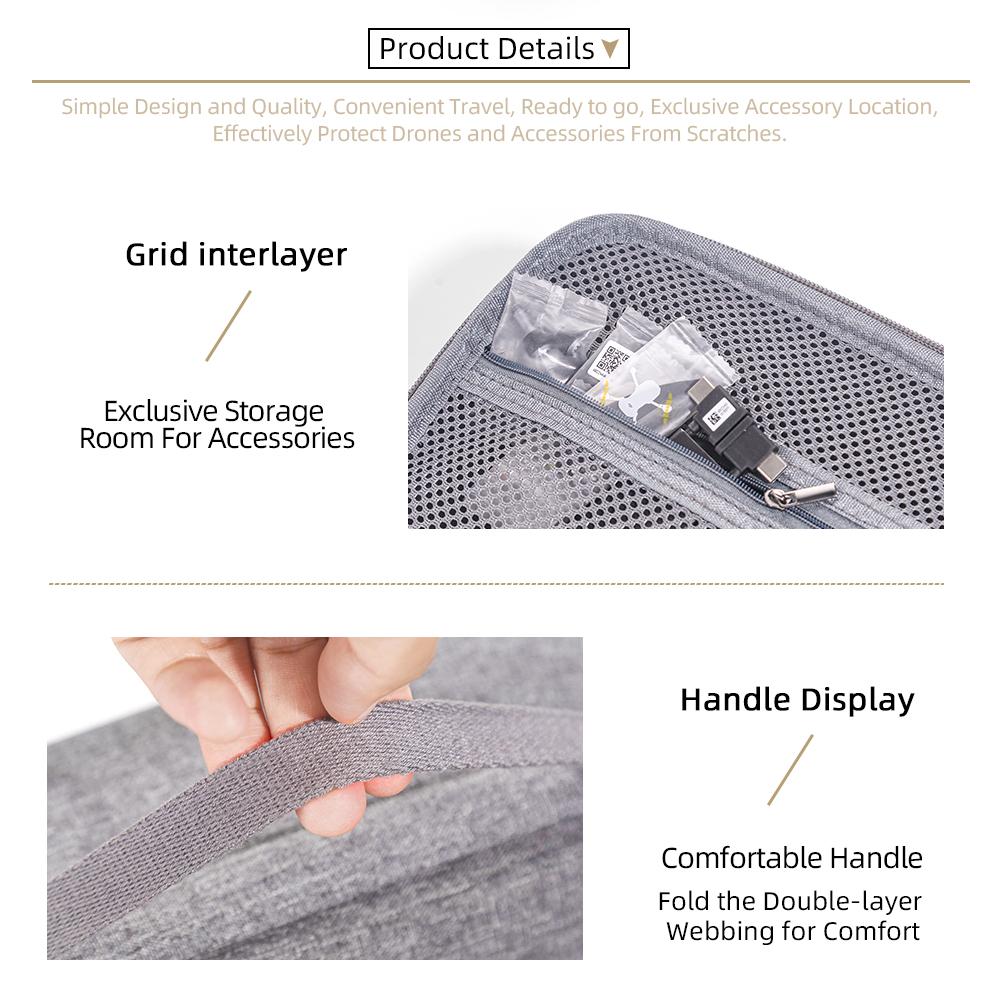 Mini Portable Bag for DJI Neo Drone Carrying Case Travel Storage Box for DJI NEO Standard Set Drone Accessories