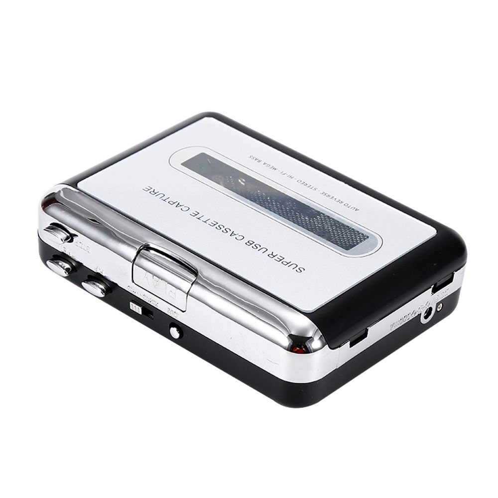 

USB MP3 Players Cassette Capture Radio Player Capture Radio Player MP3 Converter Audio Music Player чорний