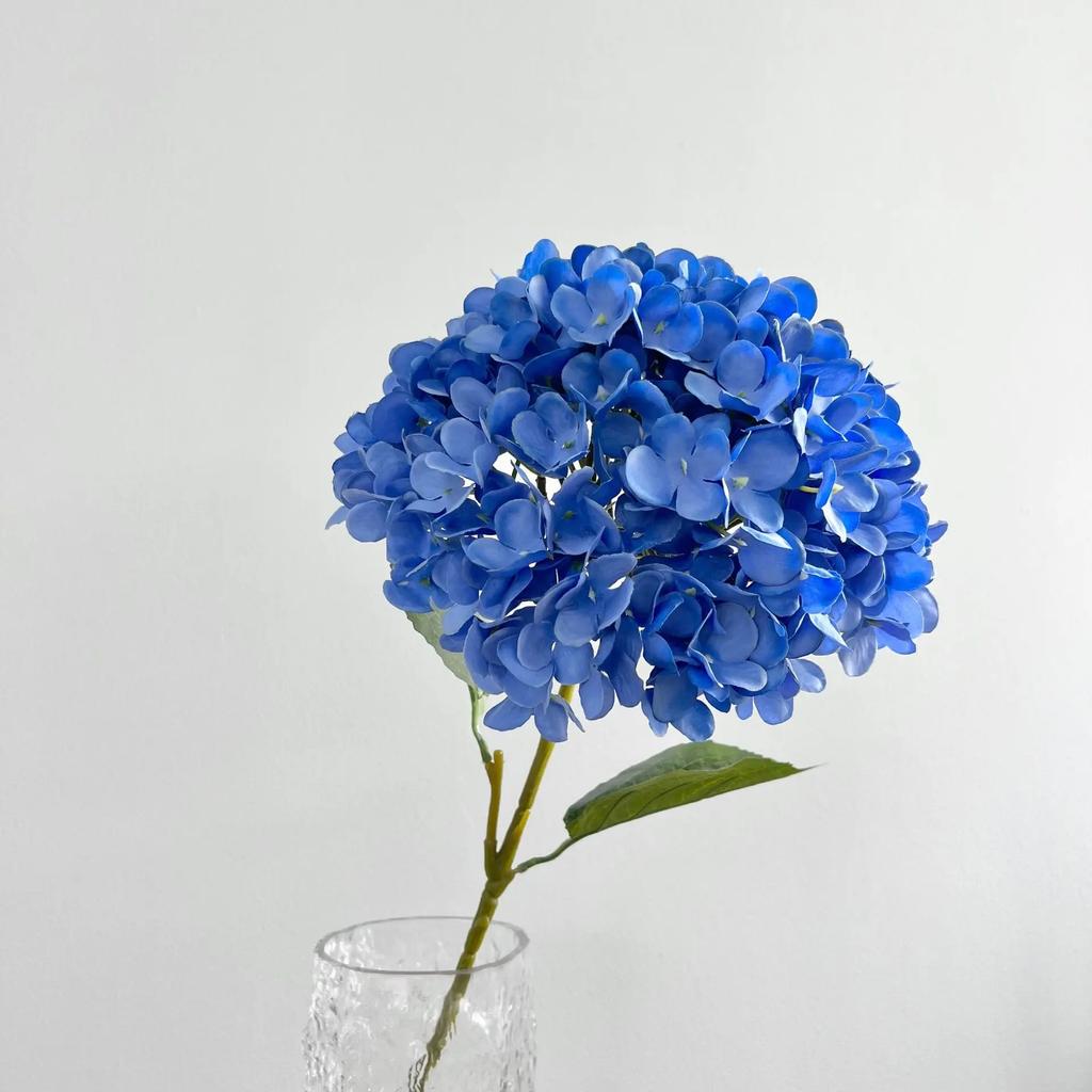 5 Stück/Los Künstliche Seidenblume Große Hortensie Hochzeitsaal Dekoration Blumenarrangement Zuhause Wohnzimmer Esszimmer Party Floral