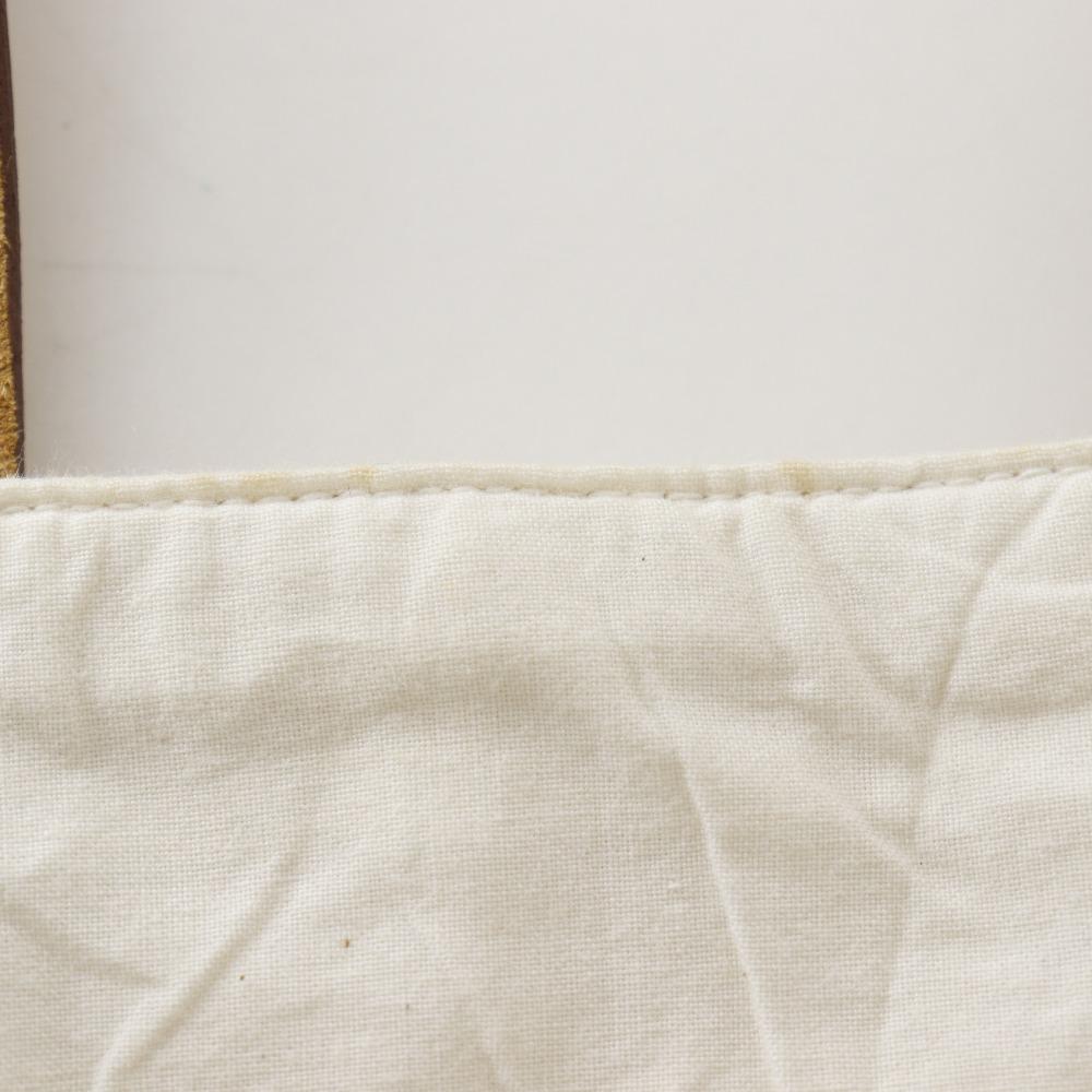 Hermes Amedaba Tote GM Handbag White Cotton Unisex Used