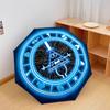 1 PC Automatic Folding Umbrella - Triangle Pattern, Portable & Foldable Design with 8 Ribs, Christmas Birthday Gifts