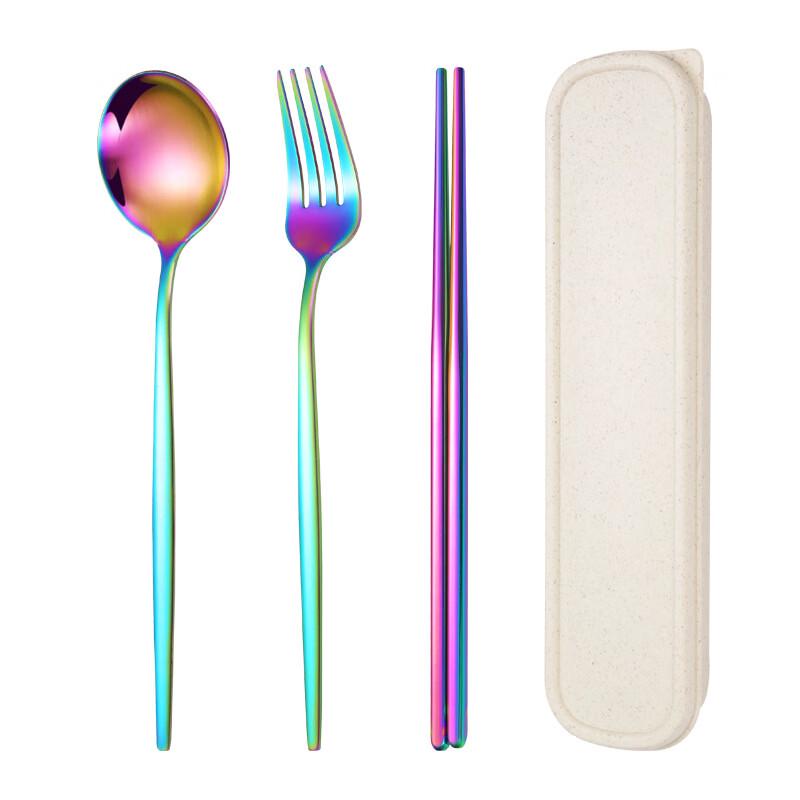 ZISIZ Portable Stainless Steel Cutlery Set