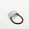 U-Shaped Minimalist Alloy Hair Tie with Bright Finish for Ponytails - European & American Style