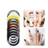 37 stk sett nail art børster penn prikkeverktøy manikyr rhinestones perle dekorasjon