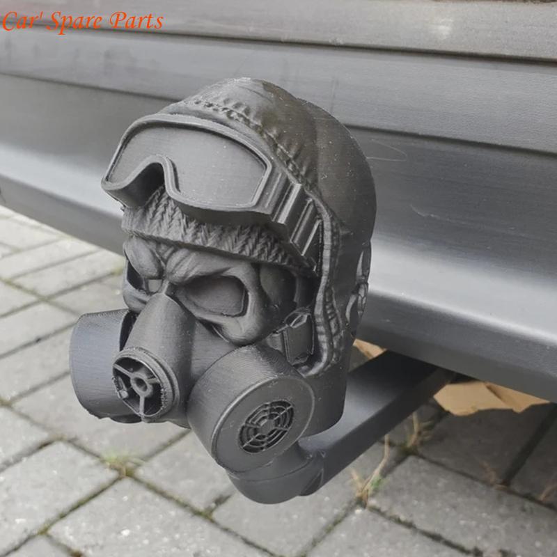 Y4UA Trailer Hitch Cover Hitch Decorative Protector Hitch Cover Gas Mask Coupling Cover Prevent Receiver Tube From Rusting