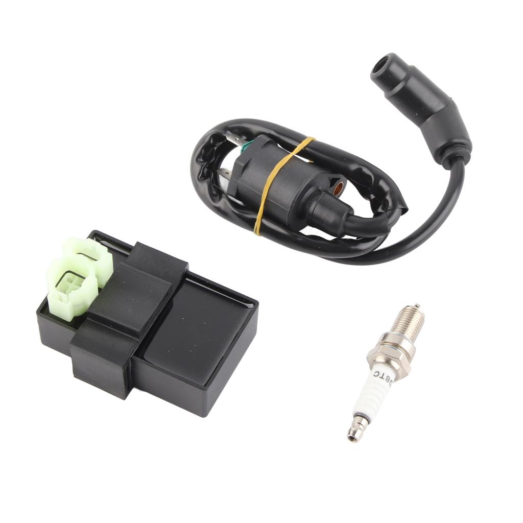 CDI Box Kit with Spark Plug Ignition Coil 30410‑HC4‑770 Replacement for FourTrax 300 TRX300 2x4 1990