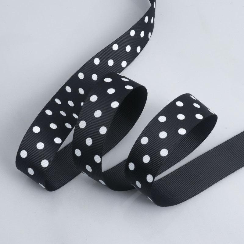 Dot Ribbon Colorful Ribbon Polka Threaded Ribbon Head Hair Accessories Hair Clip Bow Material Dot Ribbon Elegant Home Decorating Activity Supplies