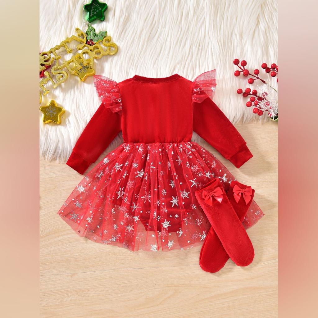 Vánoční večírek Romper Šaty Kostým