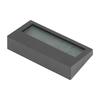 LCD Alarm Clock Transparent Multifunctional Large Screen Display Battery Powered Digital Alarm