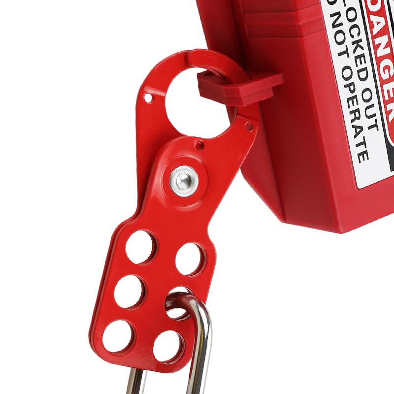 OEM/ODM 6 Hole Safety Lockout Hasp for 6pcs Safety Lockout Padlock 38mm