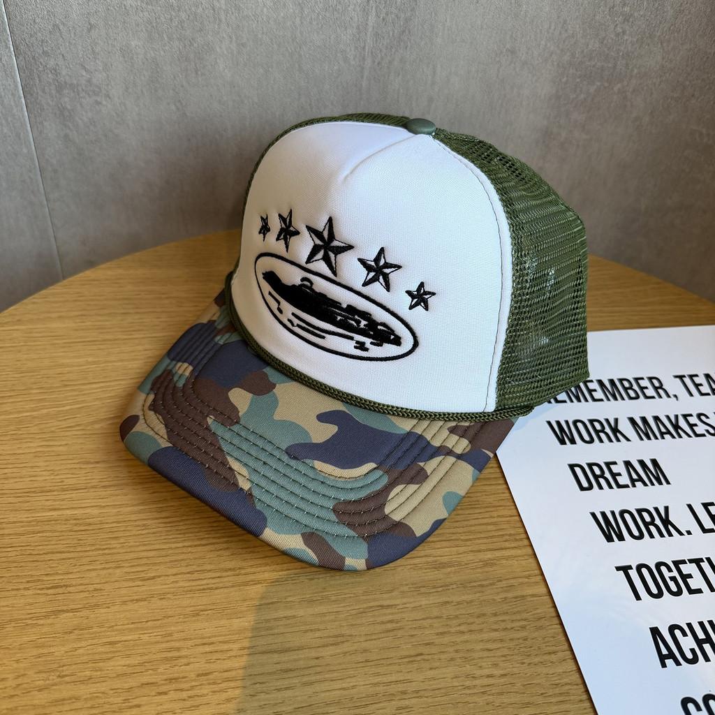 Street Style Embroidered Baseball Cap With Adjustable Fit For Summer Outdoor Activities