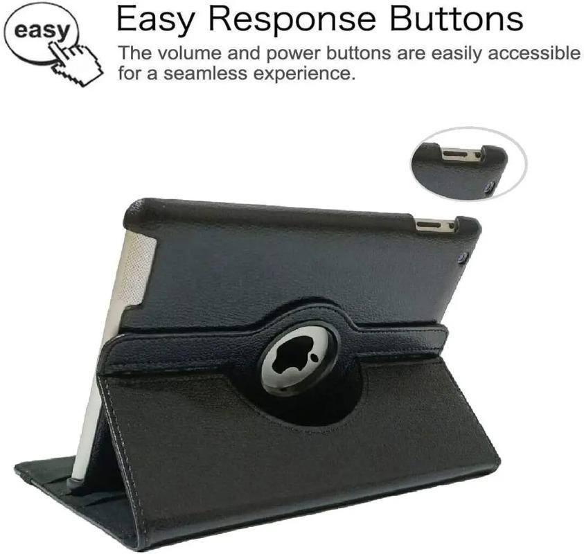 360 Ratating Case for iPad 2 iPad 3 iPad 4 2012 9.7"Tablet Cover iPad A1395 A1396 A1397 A1416 A1430 A1403 A1458 A1459 A1460 Case