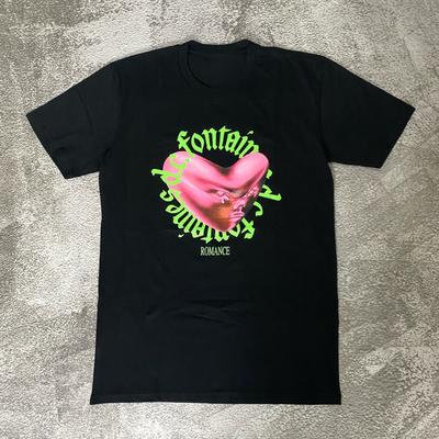 Nova Camiseta Romance Fontaines D.C. no Mundo Moderno Roupas Masculinas Camiseta Harajuku Unissex Tops de Alta Qualidade Camisetas de Algodão