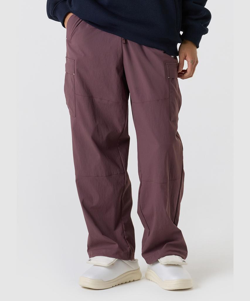 UMBRO Cotton-Touch Nylon Cargo Straight Pants Brown (Uq323Cpt95) (A Type)