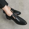 Spring Black luxury shoes Men's designer  Brown leather shoes for men Comfortable Casual shoe Dress loafers shoes man