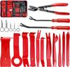 11-Piece Automotive Hook & Pick Tool Set, 19-Piece Trim Removal Tool Kit, Car Fastener Clip Pliers Pry Tool Repair Set
