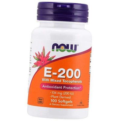 Vitamina E, Miscela di tocoferoli, E-200 Tocoferoli misti, 100 gelcaps (36128193)