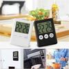 LCD Digital Screen Kitchen Timer Square Cooking Count Up Countdown Alarm Magnet Clock