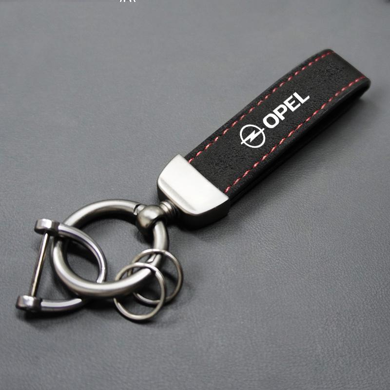 

Car PU Leather Keychain Accessories For Opel Astra GTC Insignia Antara Meriva Zafira Vectra Mokka Corsa 2004 2007 2008 2011 2015