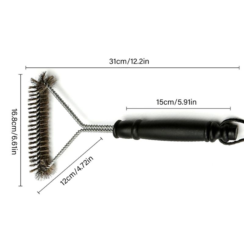 Grill Wire Brush for Grill Cleaning, Grill Cleaning Brush Barbecue Steel Brush