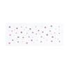 Musubi Gauze Tenugui 88cm Pansy Multi Made In Japan 100% Cotton Floral White