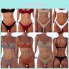 Stunning Sexy Women's Bikini Set With Padded Bra And Thong For Ultimate Comfort