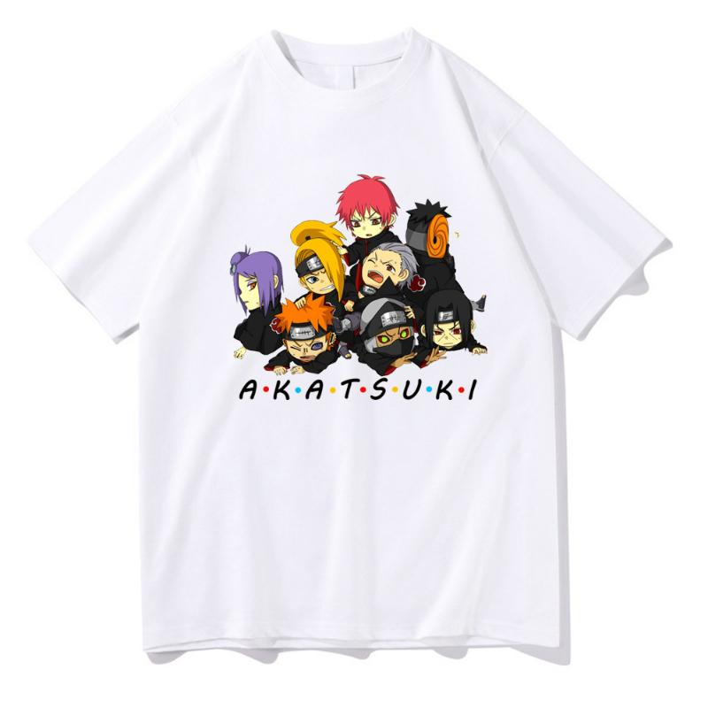 Japanese Anime Short Sleeve Cotton T-shirt for Men and Women Couple's Fashion Summer Clothes Leisure T Shirt ModaL Material