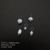 eManco Stainless Steel Personalized Fashion Jewelry DIY Freshwater Pearl Pendant Women's Accessories Factory Outlet