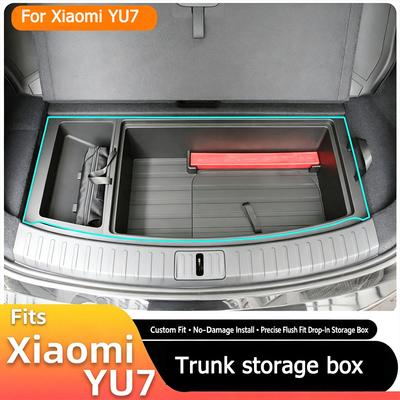 For Xiaomi YU7 Dedicated Trunk Storage Box Sunken Storage Box New Hidden Storage Items Modification Accessories