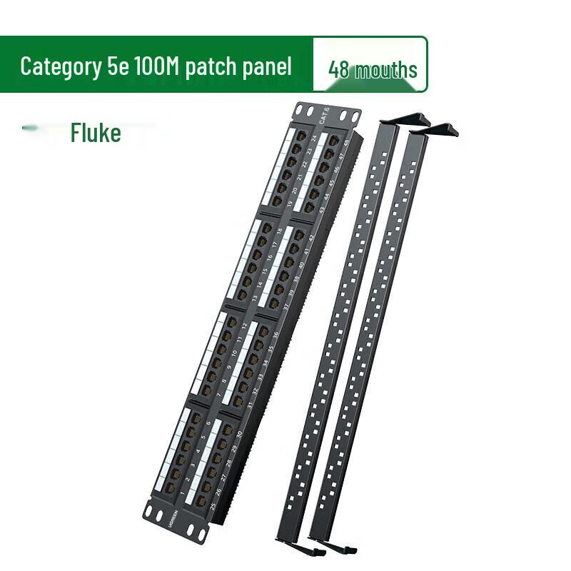

Ugreen Cat5e UTP 48-Port 1U Rackmount Patch Panel