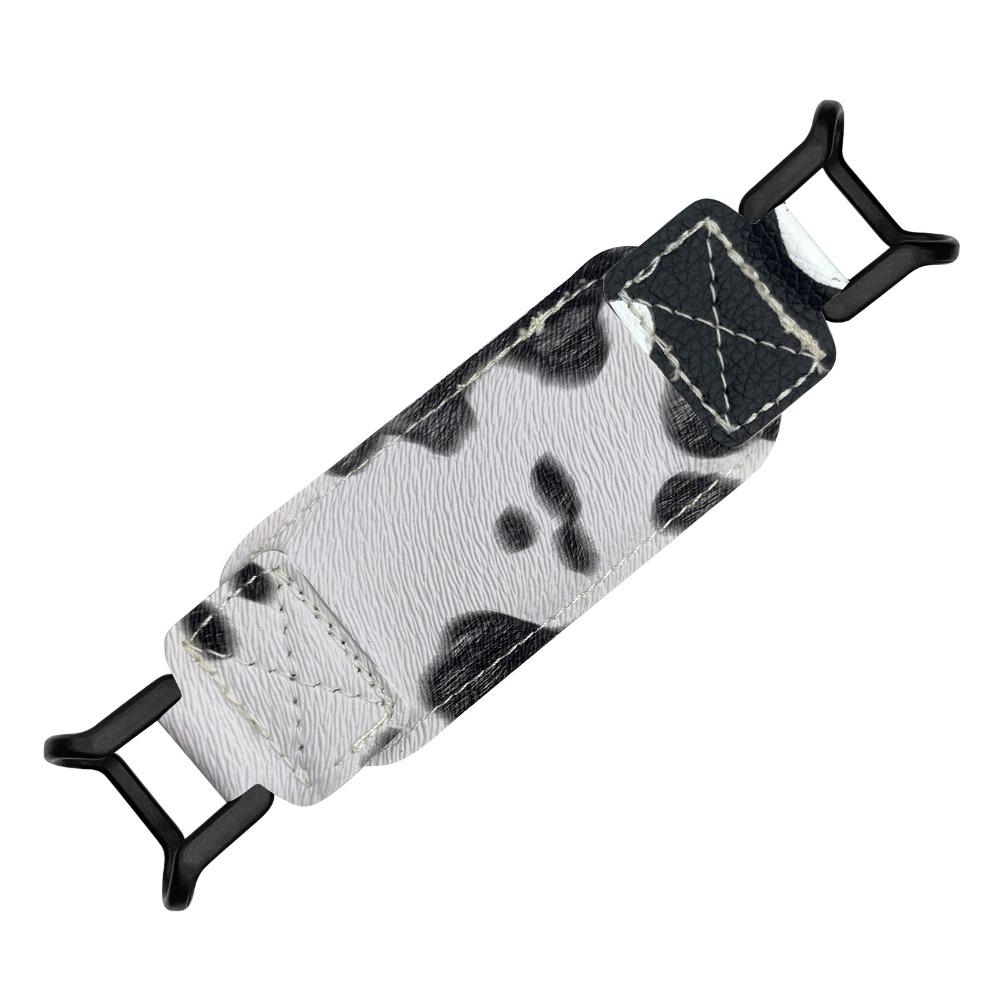 6-8 Zoll Tablet Handriemen Elastischer PU-Leder Fingergriff Halter Rutschfester Sicherheitsfixiergurt für Kindle/Kobo/Voyaga/Lenovo/Sony