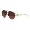 Dior Gafas de Sol Pilotas Metálicas con Logo Unisex Doradas A1UB0F2