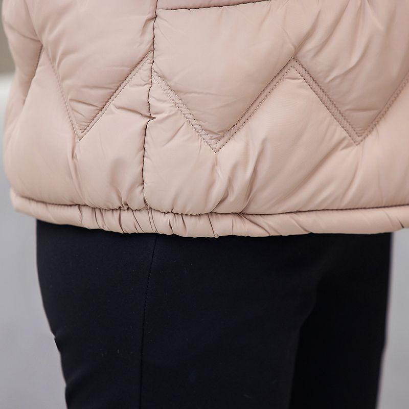 Light Purple Quilted Vest for Women - Chic, Warm, Sleeveless Polyester Top with Zipper Closure for Spring/Fall