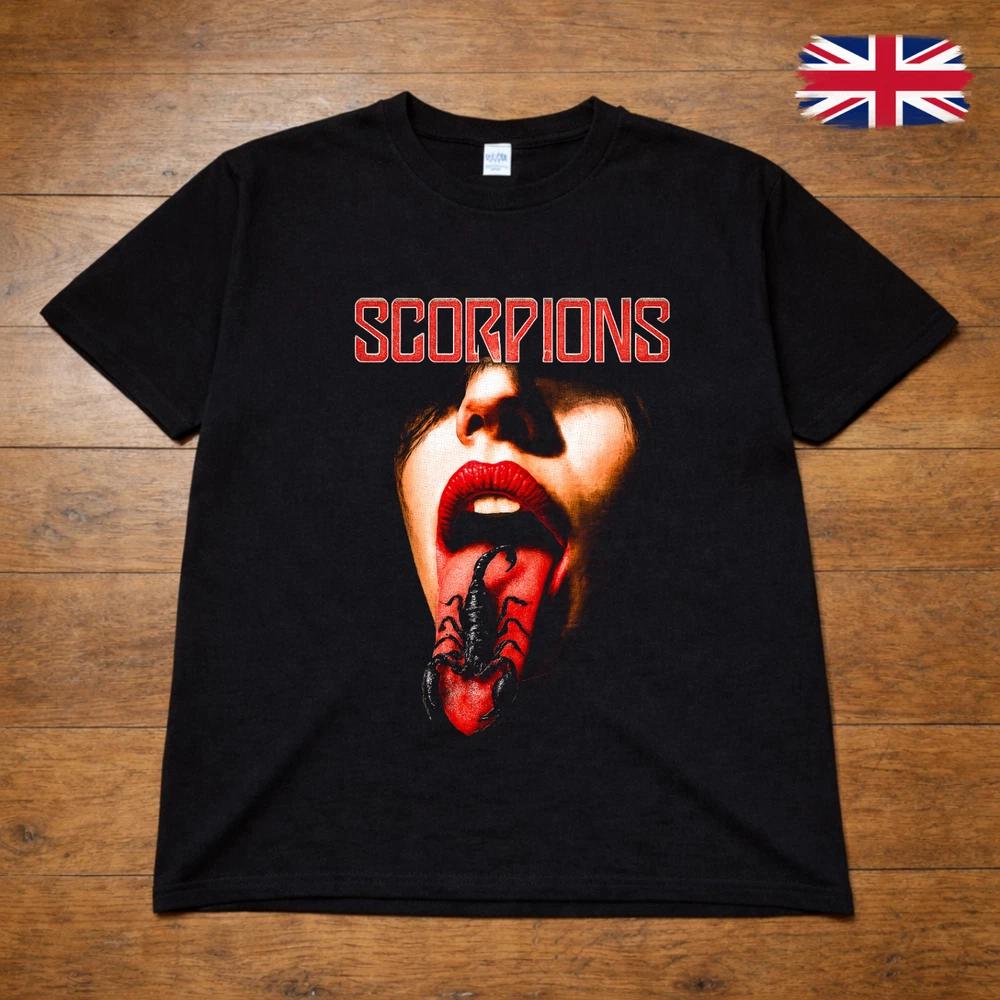Scorpions Blackout Lips Scorpion Graphic TShirt Adults Kids 2XL