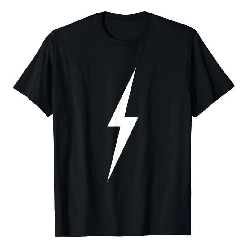 Camiseta Simple Lightning Bolt Em Branco S
