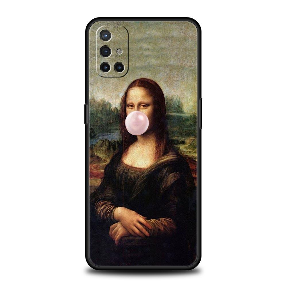 Case For OnePlus 12 11 10 9 Pro 9T 12R 10R 9R 9RT 10T 8T 8 7 6T 7T Nord 2T CE 2 5G N200 N10 Cover Art Aesthetic David Mona Lisa