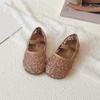 2026 Spring Girls' Breathable Mesh Lace Princess Shoes - Korean Style Soft Sole Casual Shoes