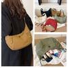 Japanese Ultra-light Waterproof Cloth Bag Men's and Women's Versatile Messenger Bag Multi-functional Nylon Lightweight Large-capacity Croissant Bag