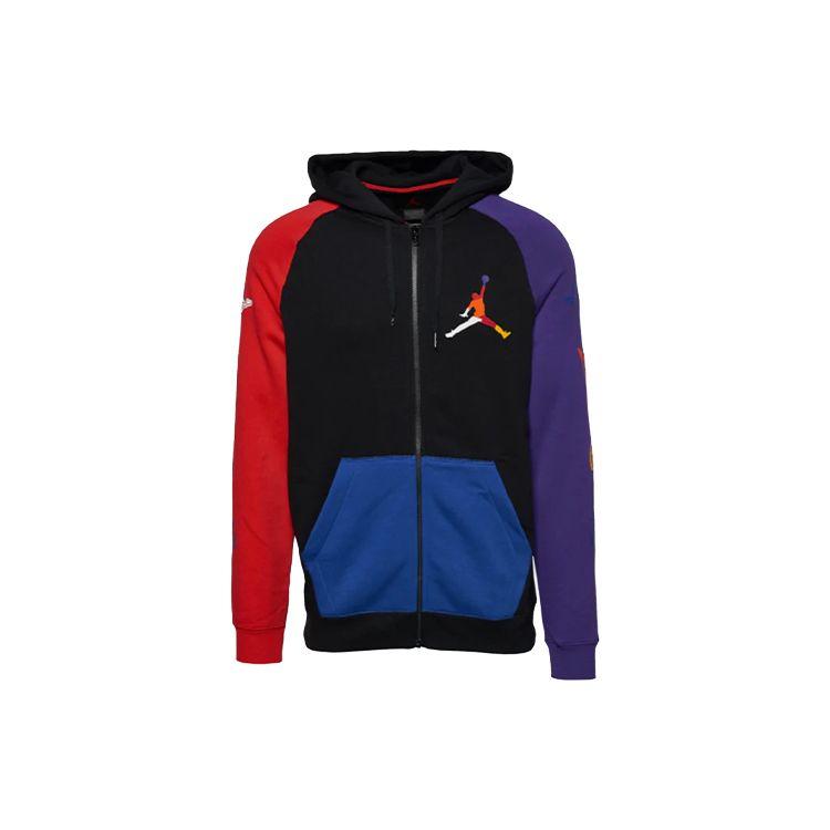 

Мужская флисовая куртка Jordan на молнии с капюшоном, черная CJ6155-011 M