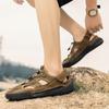 Fashion New Summer Breathable Men Sandals Fashion Roman Sandals Handmade Mesh Men Casual Shoes Platform Outdoor Men's Beach Sandals