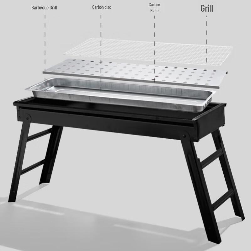 Portable Foldable Charcoal Grill