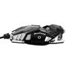 Gaming Mouse Wired USB Mechanical Glowing Crystal Ball Aggravated Computer AccessoriesBlack USB