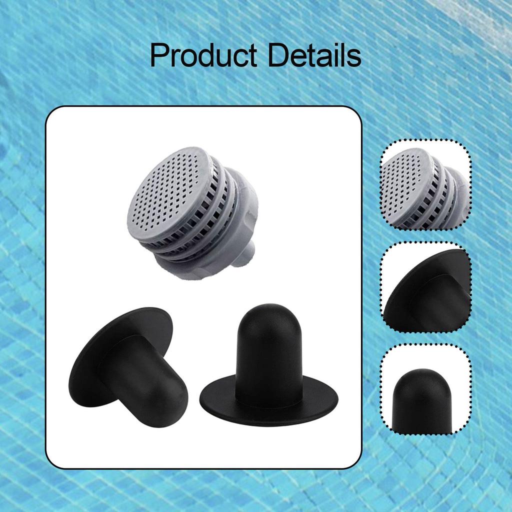 Swimming Pool Pump Strainer Hole Plug Replacement for Intex Pools Ground Swimming Plug Wall Plug Stopper
