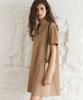 THERYE Puff Sleeve Collar Dress(Beige)